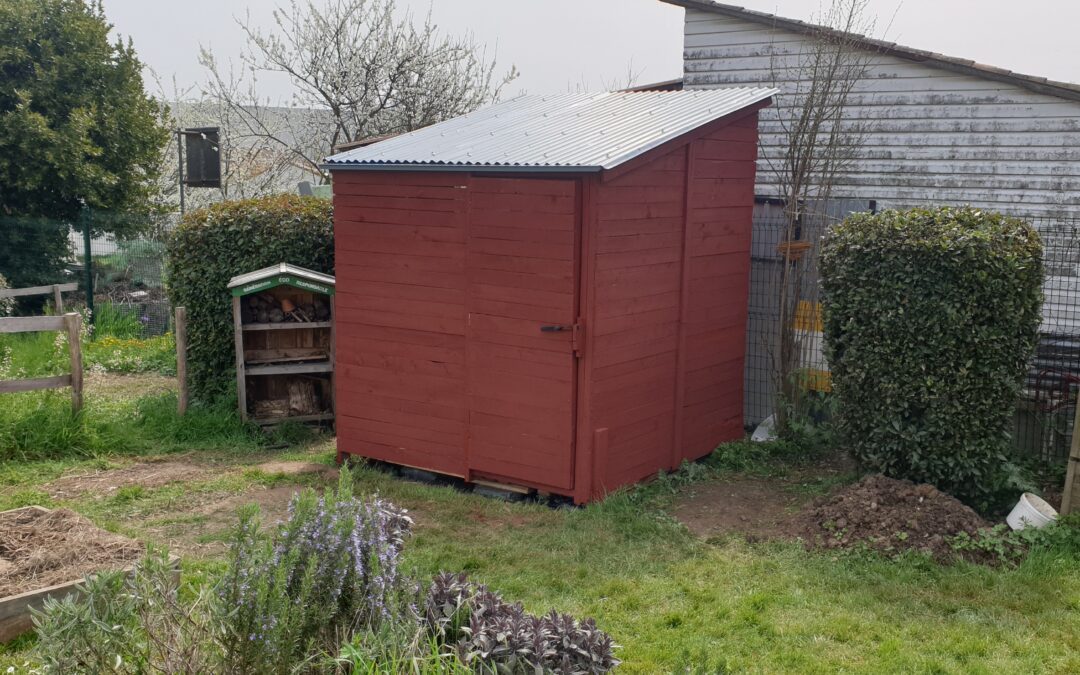 E3D  : une cabane construite par l’atelier jardin !