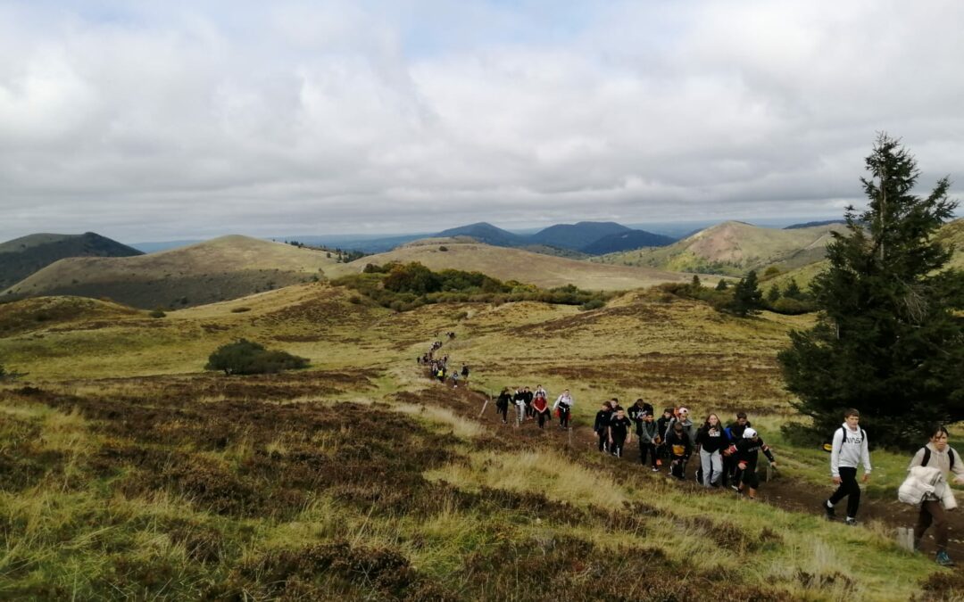 Voyage en Auvergne pour les élèves de 4ème A/E/F/G