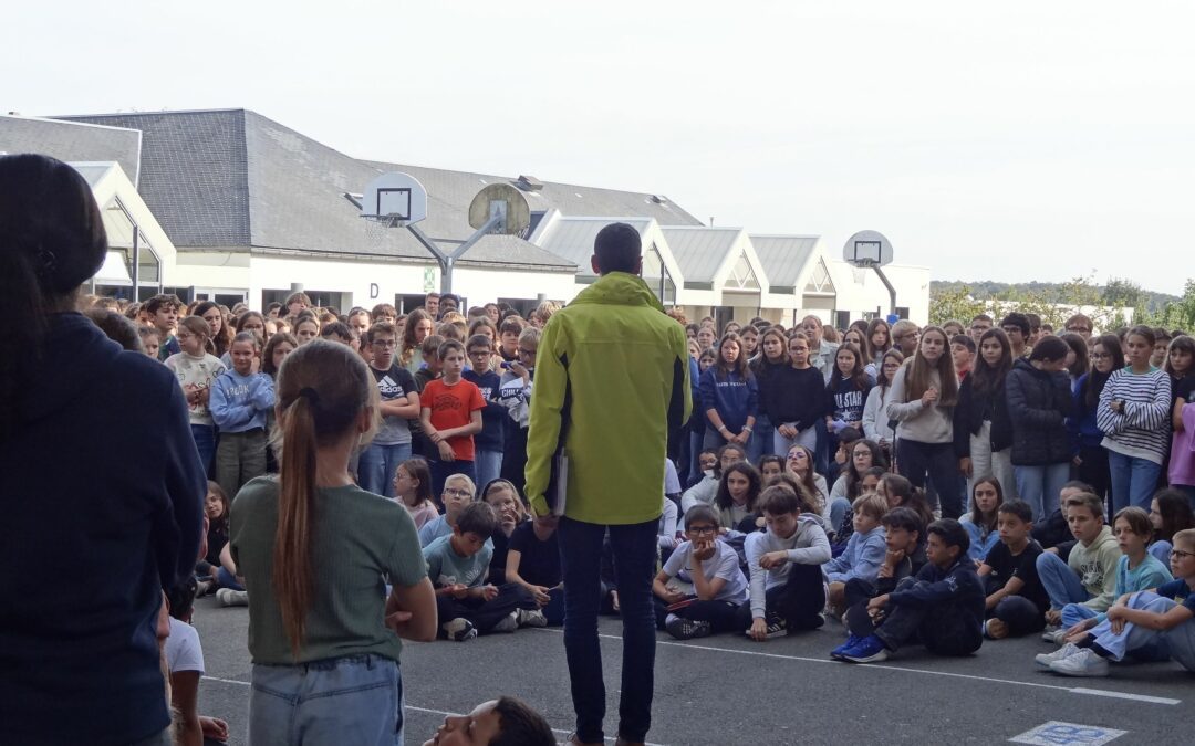 Temps d’hommage à Samuel PATY et Dominique BERNARD